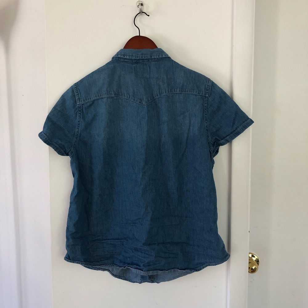 Levi's Western Pearl Snap short sleeve denim shirt - Picture 2 of 12
